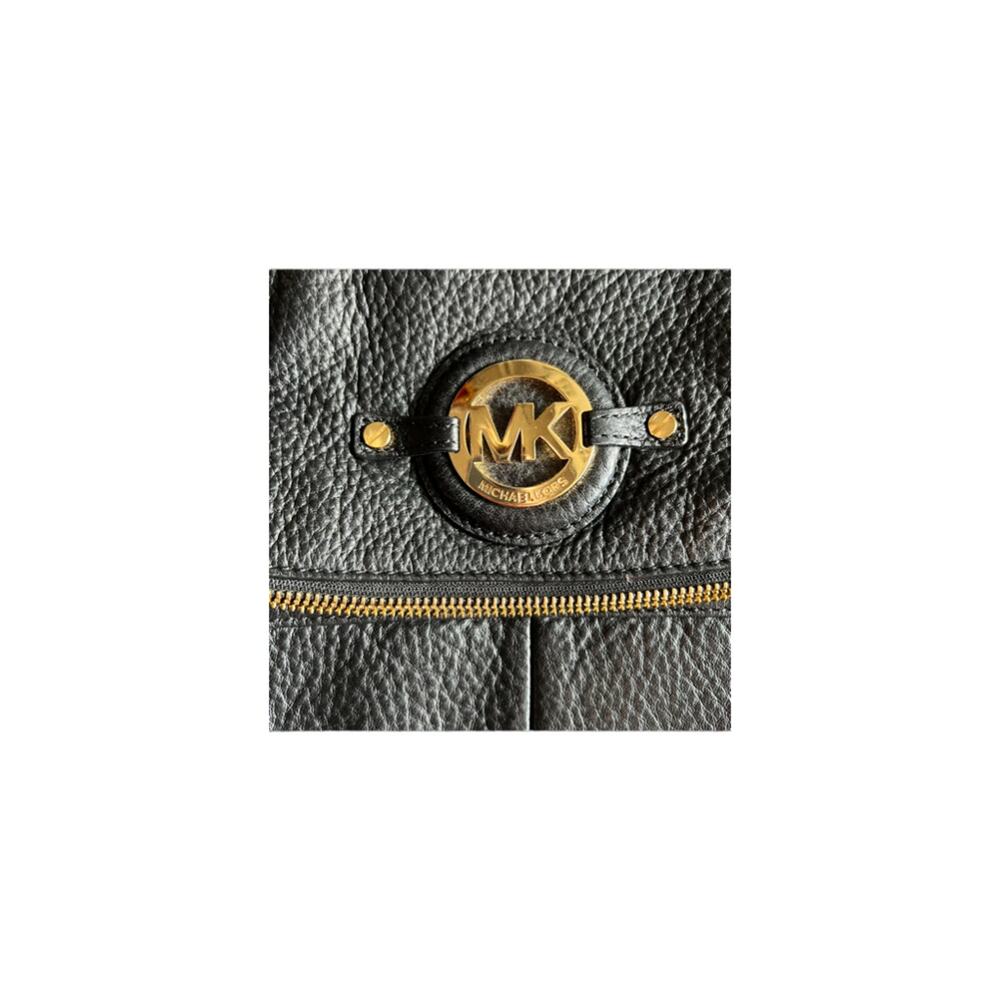 Michael Kors Black Textured Leather Stockard Bag - Picture 7 of 16